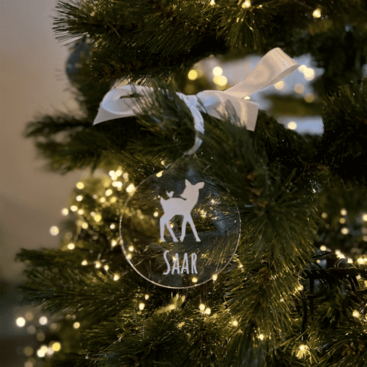 kerstboomhanger met naam