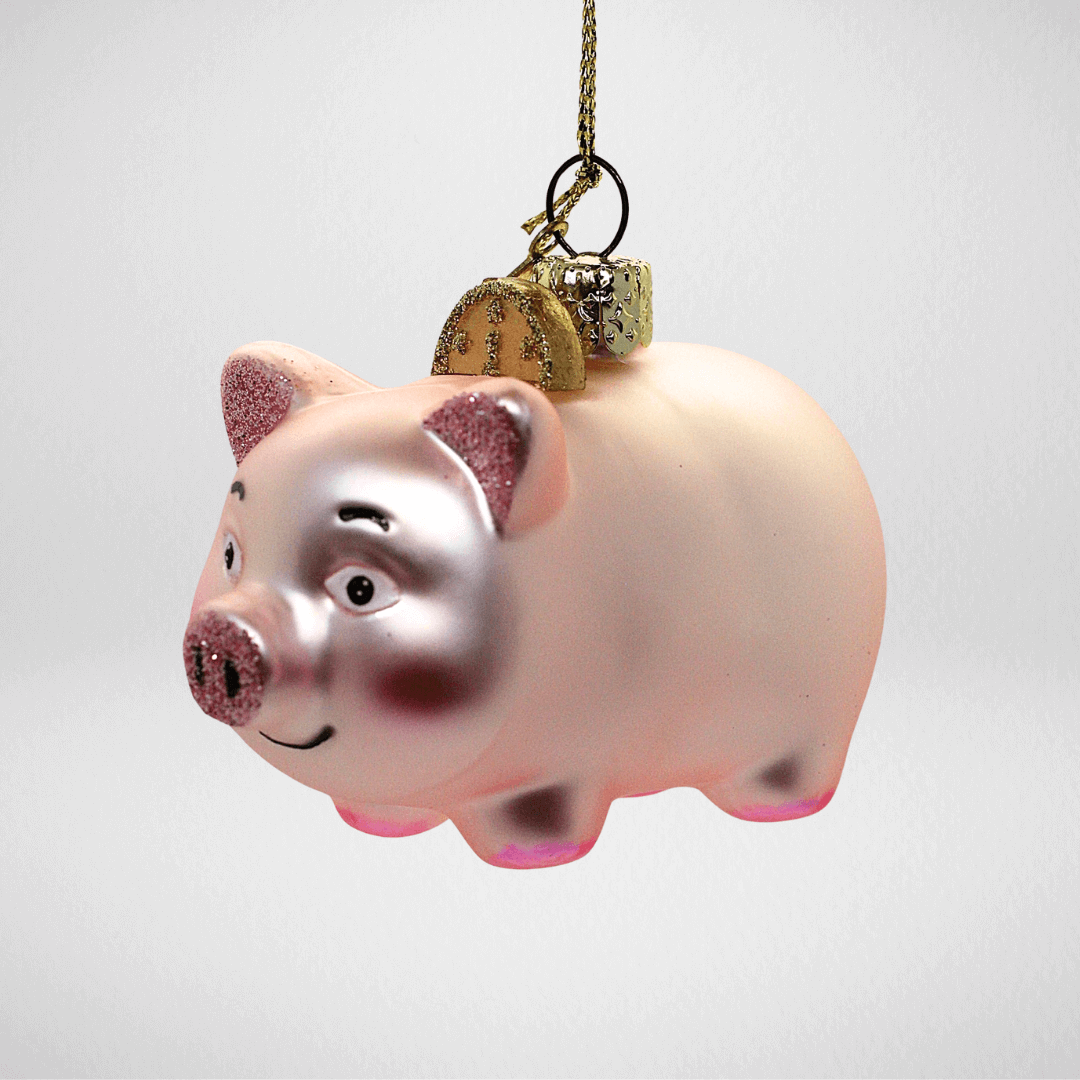 Kerstbal spaarvarken