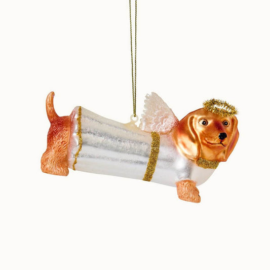 Kerst Teckel kerstbal 