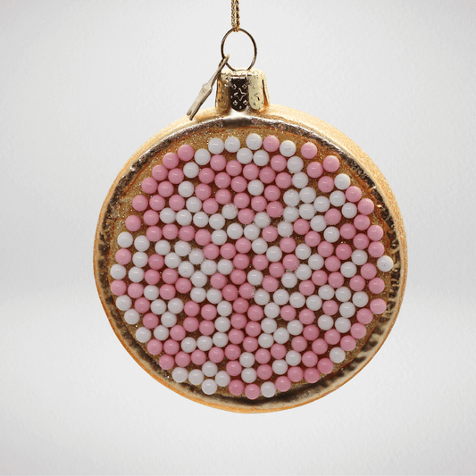 kerstbal geboorte beschuit met muisjes meisje