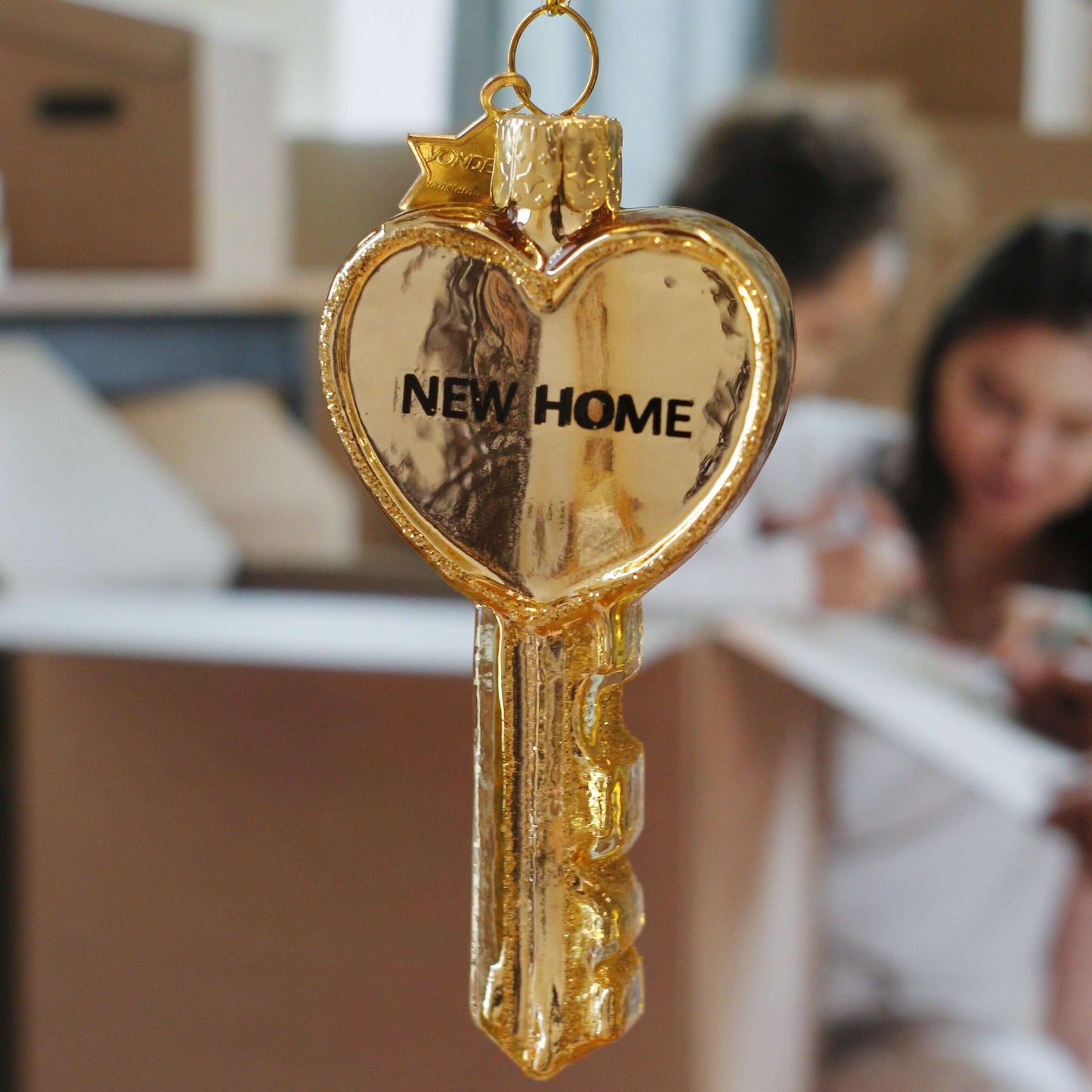 kerstbal sleutel new home nieuw huis